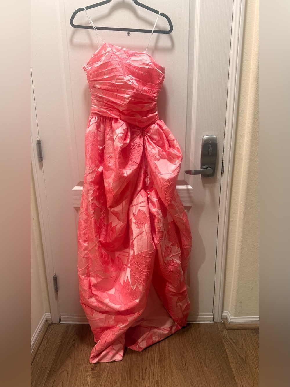 ELLIATT Dionne Strapless Gown in Pink Floral Evening Gown Size S NWT - Picture 4 of 7